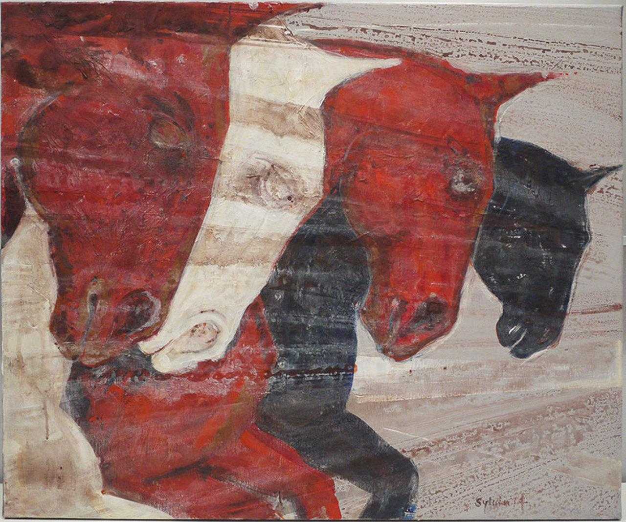 Obraz Sylwii Łyczko-Zielony „Pęd” 2014 — Unknown